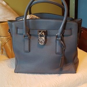 Baby blue purse